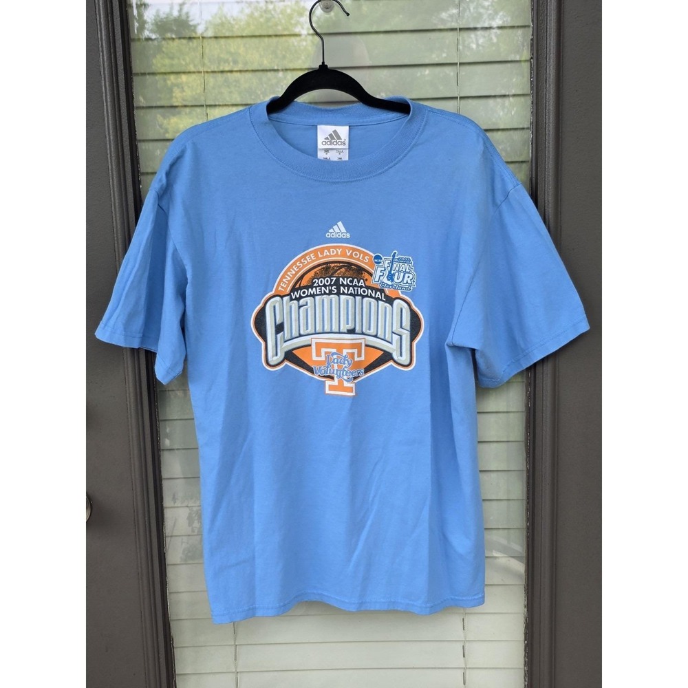 Vintage Adidas Tennessee Lady Vols National Championship NCAA T-shirt Size M